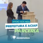 O secretário de Administração, Luiz Carlos Mendes Ferreira Júnior participou do Conexão ACIAP