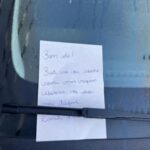 MOTORISTA DEIXA BILHETE EM CARRO NO CENTRO DE OSÓRIO E REVELA ATO DE “EDUCAÇÃO E BOM SENSO” NO TRÂNSITO