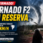Simepar confirma tornado F2 em Reserva com ventos de aproximadamente 200 km/h