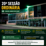 Câmara de Prudentópolis realiza 20ª Sessão Ordinária com homenagens, indicações e projetos voltados à cultura e infraestrutura