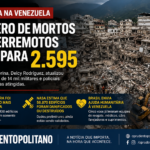 Número de mortos em terremotos na Venezuela sobe para 2.595; Brasil amplia ajuda humanitária
