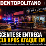 ADOLESCENTE INVESTIGADO POR ATAQUE QUE MATOU DOIS EM BAR SE ENTREGA À POLÍCIA NO PARANÁ