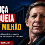 Justiça bloqueia R$ 1,7 milhão de ex-prefeito e servidores investigados por suposto desvio de recursos públicos no Paraná
