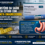Ministério da Saúde inicia estudo com caneta emagrecedora em pacientes que aguardam cirurgia bariátrica