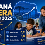 Paraná lidera o Ideb 2025 e alcança a melhor educação pública do Brasil