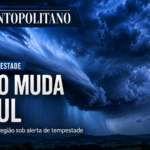 TEMPO MUDA NO SUL: PRUDENTÓPOLIS TEM ALERTA DE TEMPESTADE NESTE DOMINGO E FRIO AVANÇA NA REGIÃO