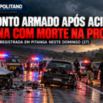 Confronto armado após acidente termina com morte na PRC-487, em Pitanga, neste domingo (27)
