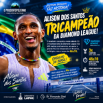 Alison dos Santos é tricampeão da Diamond League e coroa temporada histórica com vitória em Bruxelas