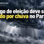 Domingo de eleição deve ser marcado por chuva em Prudentópolis e no Centro-Sul do Paraná