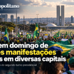 Brasil tem domingo de grandes manifestações políticas em diversas capitais a uma semana do segundo turno presidencial